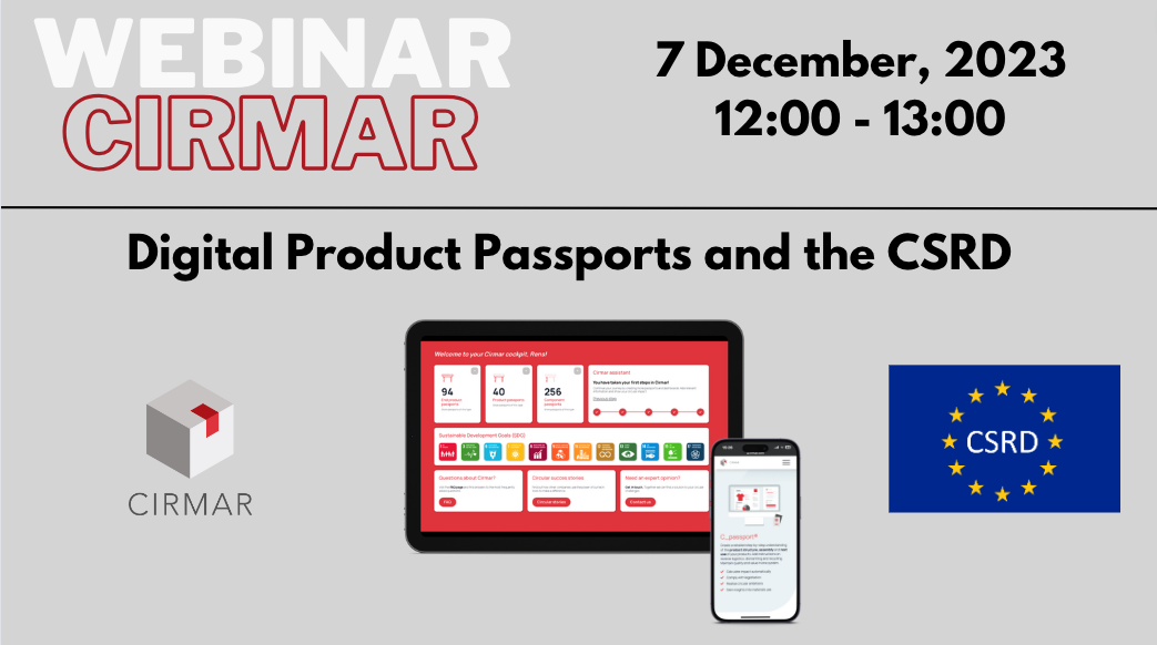 Cirmar Webinar: DPP en CSRD